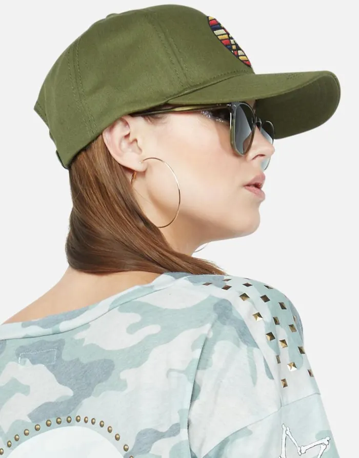 Bay Rainbow Stripe Peace Military Women Lauren Moshi Hats