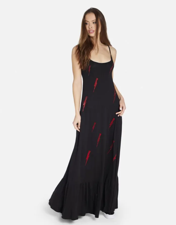 Beatrix Punk Leopard Black Women Lauren Moshi Dresses