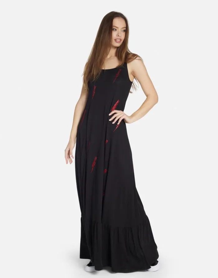 Beatrix Punk Leopard Black Women Lauren Moshi Dresses