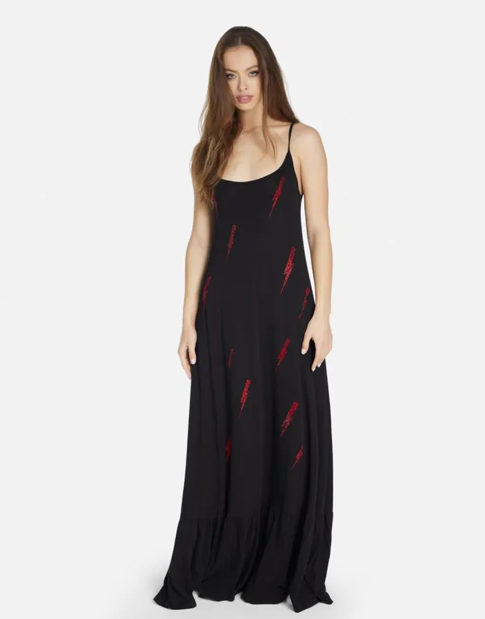 Beatrix Punk Leopard Black Women Lauren Moshi Dresses