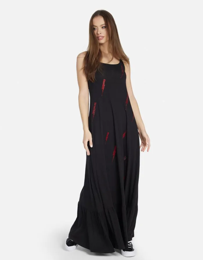 Beatrix Punk Leopard Black Women Lauren Moshi Dresses