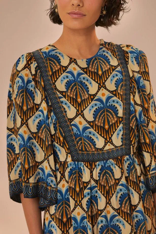 Beige Cocopalm Maxi Dress Women FARM Rio Maxi Dresses