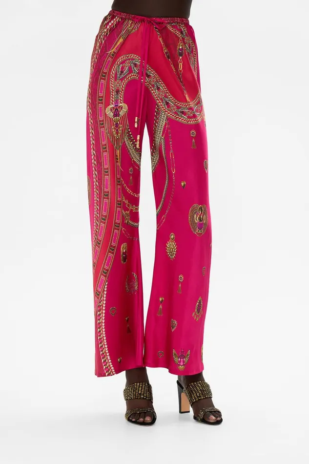 BIAS CUT DRAWSTRING PANT KISSED BY A COBRA Kissed By A Cobra Womens Camilla Pants