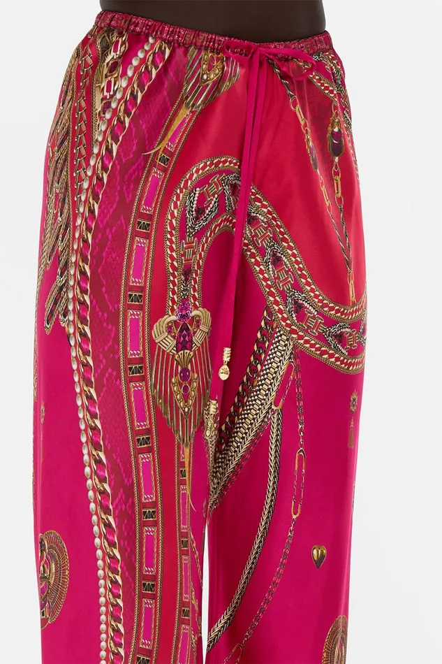 BIAS CUT DRAWSTRING PANT KISSED BY A COBRA Kissed By A Cobra Womens Camilla Pants