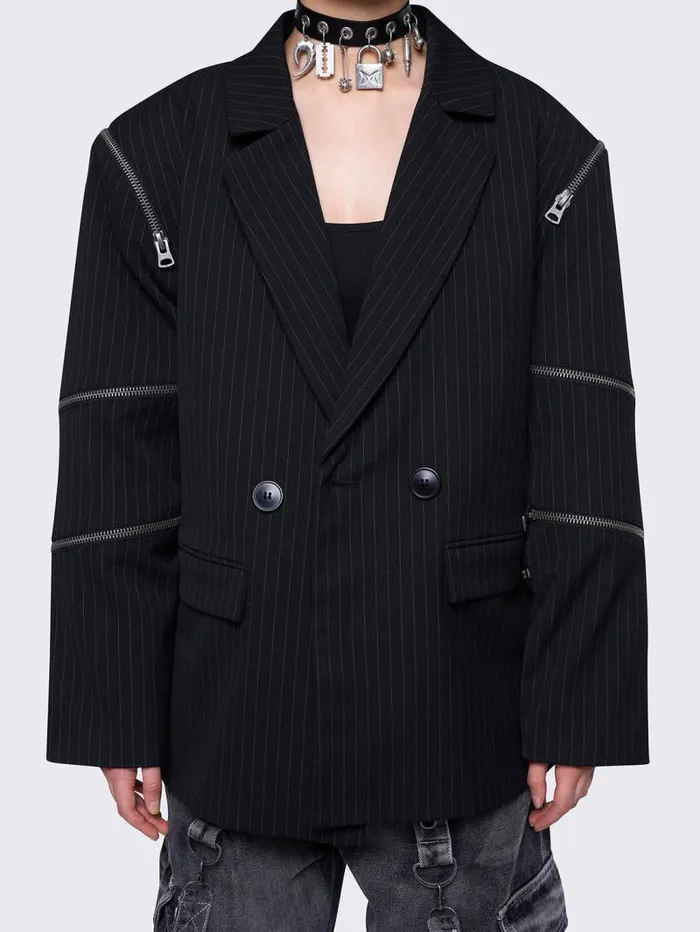 Blair Pinstripe Blazer Women Minga London Jackets