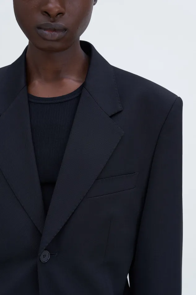 Blazers Women filippak Tailored Hourglass Blazer Black Blazers Women filippak Tailored Hourglass Blazer Black