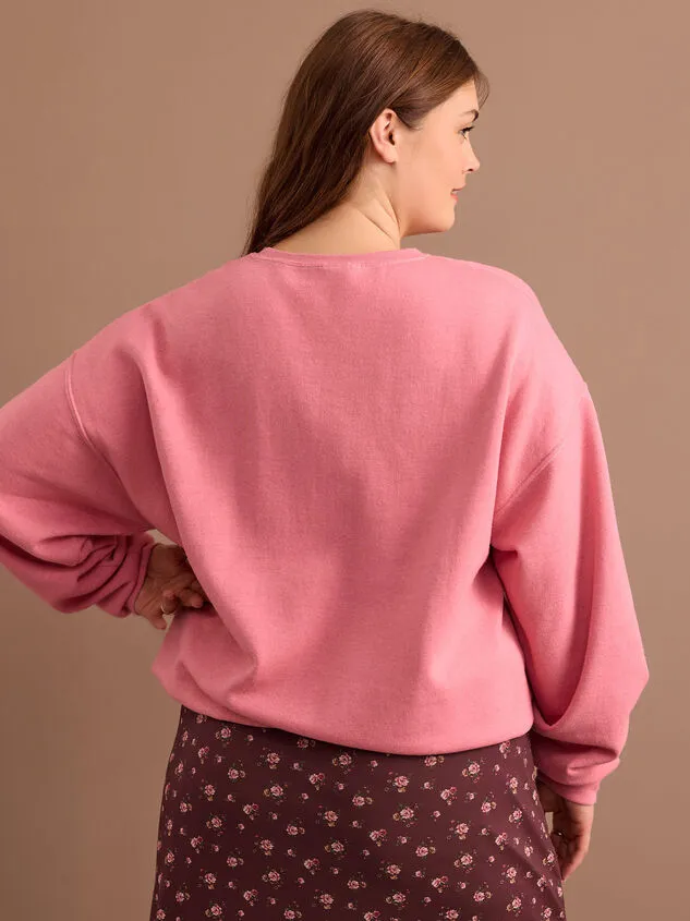 Book Lover Graphic Sweatshirt Rose Women Altar039d State Tops Book Lover Graphic Sweatshirt Rose Women Altar039d State Tops