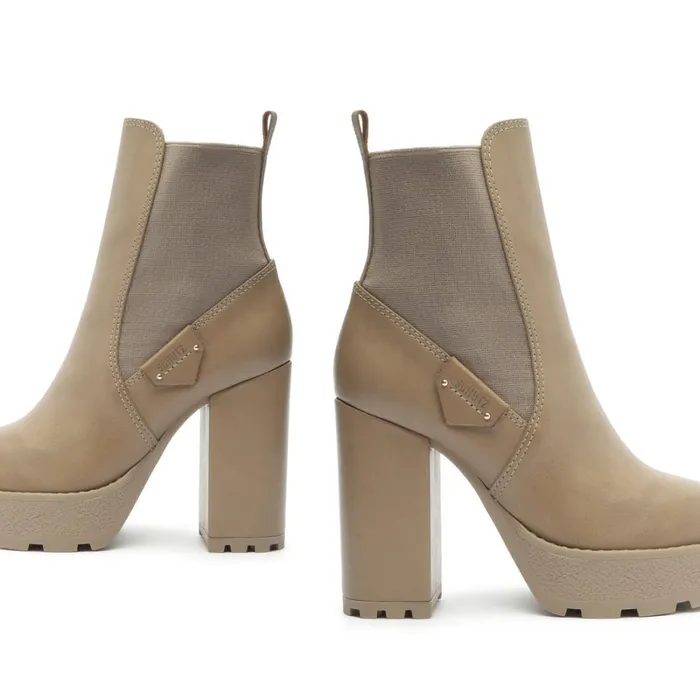 Boots Billie Platform Leather Bootie Mocaccino Schutz Shoes Booties