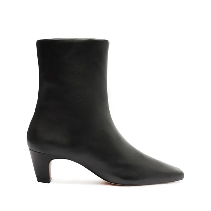 Boots Dellia Nappa Leather Bootie Black Schutz Shoes Booties