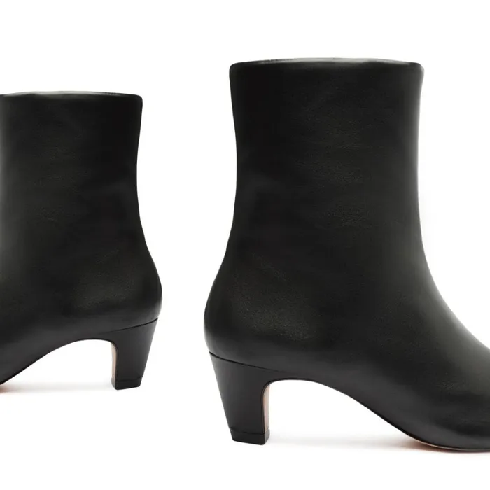 Boots Dellia Nappa Leather Bootie Black Schutz Shoes Booties