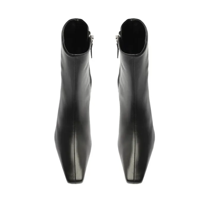 Boots Dellia Nappa Leather Bootie Black Schutz Shoes Booties