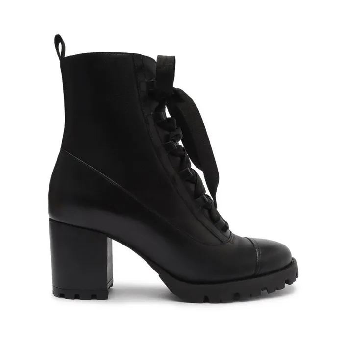 Boots Kaile Mid Leather Bootie Black Schutz Shoes Booties