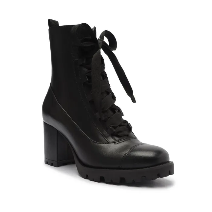 Boots Kaile Mid Leather Bootie Black Schutz Shoes Booties