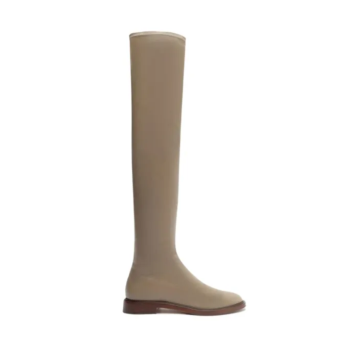 Boots Kaolin Over The Knee Leather Boot Mocaccino Schutz Shoes Boots