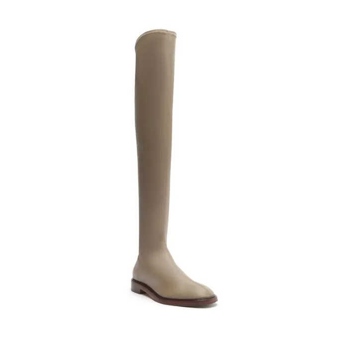 Boots Kaolin Over The Knee Leather Boot Mocaccino Schutz Shoes Boots