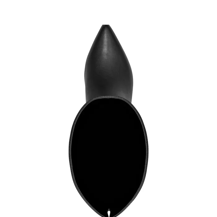 Boots Lottie Over The Knee Boot Smooth Black Marc Fisher Women