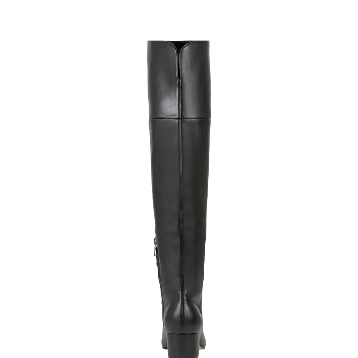 Boots Lottie Over The Knee Boot Smooth Black Marc Fisher Women