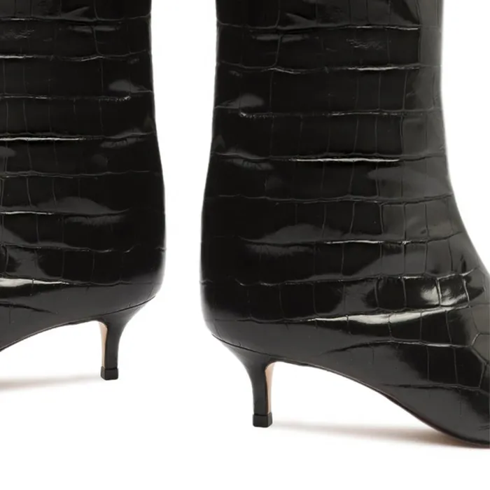 Boots Maryana Lo CrocodileEmbossed Leather Boot Black Schutz Shoes Boots Boots Maryana Lo CrocodileEmbossed Leather Boot Black Schutz Shoes Boots