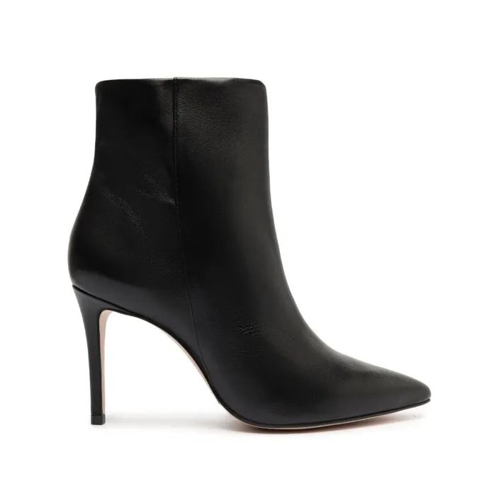 Boots Mikki Leather Bootie Black Schutz Shoes Mikki Boots