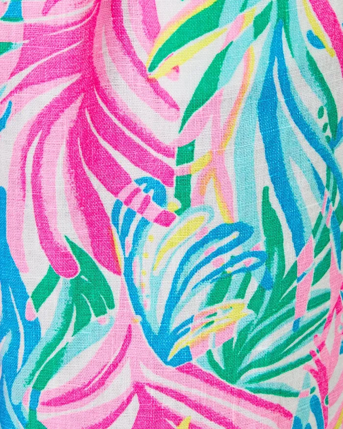 Bottoms Women Lilly Pulitzer 31034 Taron MidRise Linen Pant Multi Sea Turtle Soiree Bottoms Women Lilly Pulitzer 31034 Taron MidRise Linen Pant Multi Sea Turtle Soiree
