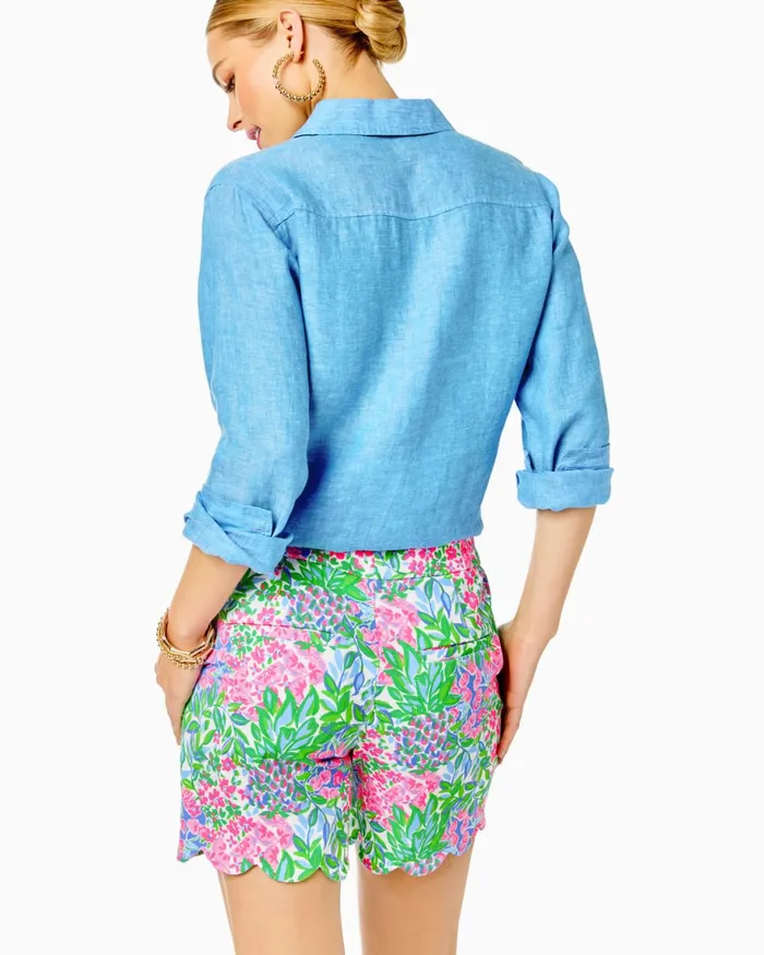 Bottoms Women Lilly Pulitzer 7034 Reggie Knit Short Multi A Cherry On Top