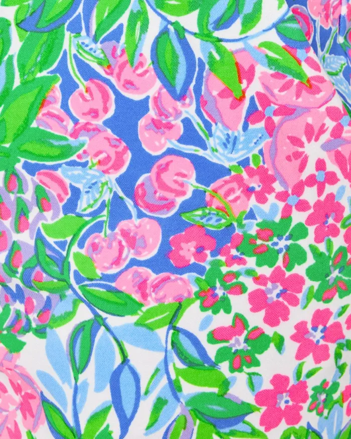 Bottoms Women Lilly Pulitzer 7034 Reggie Knit Short Multi A Cherry On Top