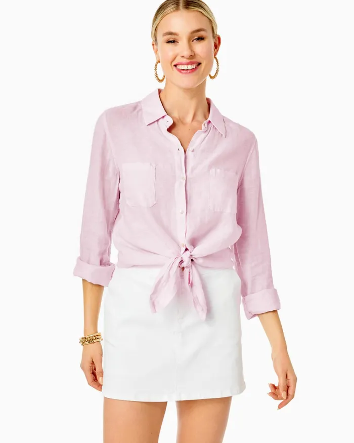 Bottoms Women Lilly Pulitzer Colette Skort Resort White