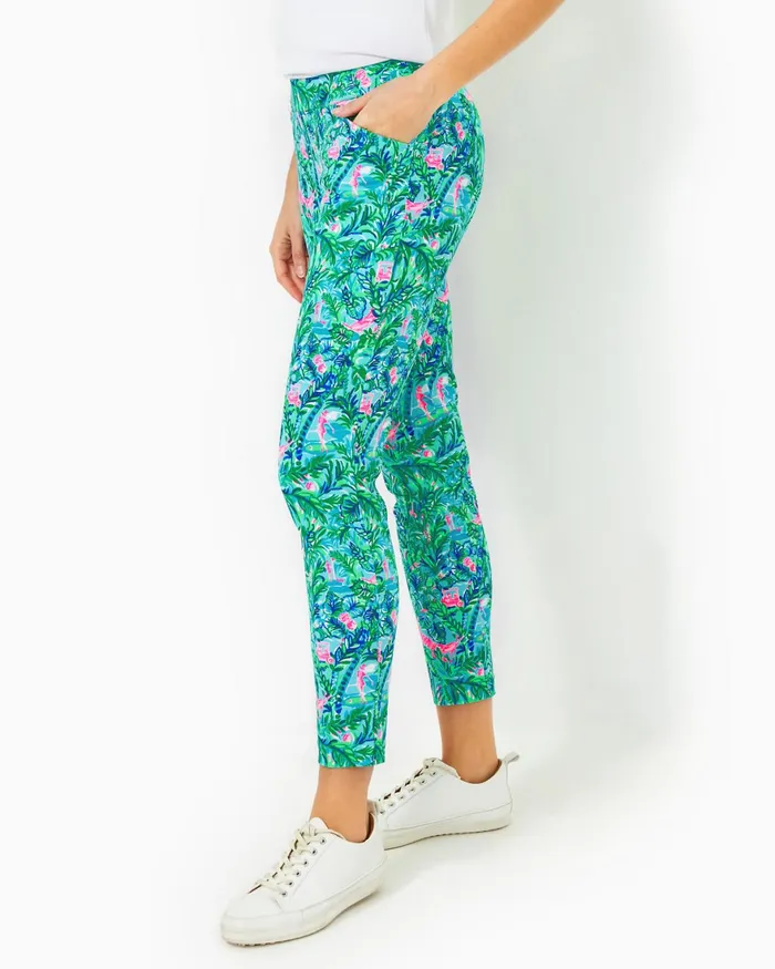 Bottoms Women Lilly Pulitzer UPF 50 Luxletic 28034 Corso Pant Blue Horizon Par Fection Golf Bottoms Women Lilly Pulitzer UPF 50 Luxletic 28034 Corso Pant Blue Horizon Par Fection Golf