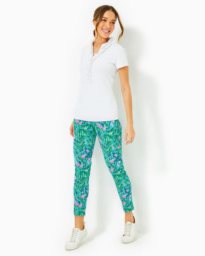 Bottoms Women Lilly Pulitzer UPF 50 Luxletic 28034 Corso Pant Blue Horizon Par Fection Golf Bottoms Women Lilly Pulitzer UPF 50 Luxletic 28034 Corso Pant Blue Horizon Par Fection Golf