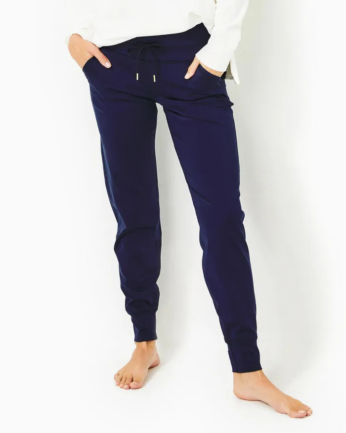 Bottoms Women Lilly Pulitzer UPF 50 Luxletic 28034 Island Jogger True Navy Bottoms Women Lilly Pulitzer UPF 50 Luxletic 28034 Island Jogger True Navy