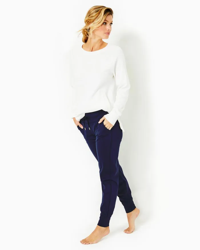 Bottoms Women Lilly Pulitzer UPF 50 Luxletic 28034 Island Jogger True Navy Bottoms Women Lilly Pulitzer UPF 50 Luxletic 28034 Island Jogger True Navy