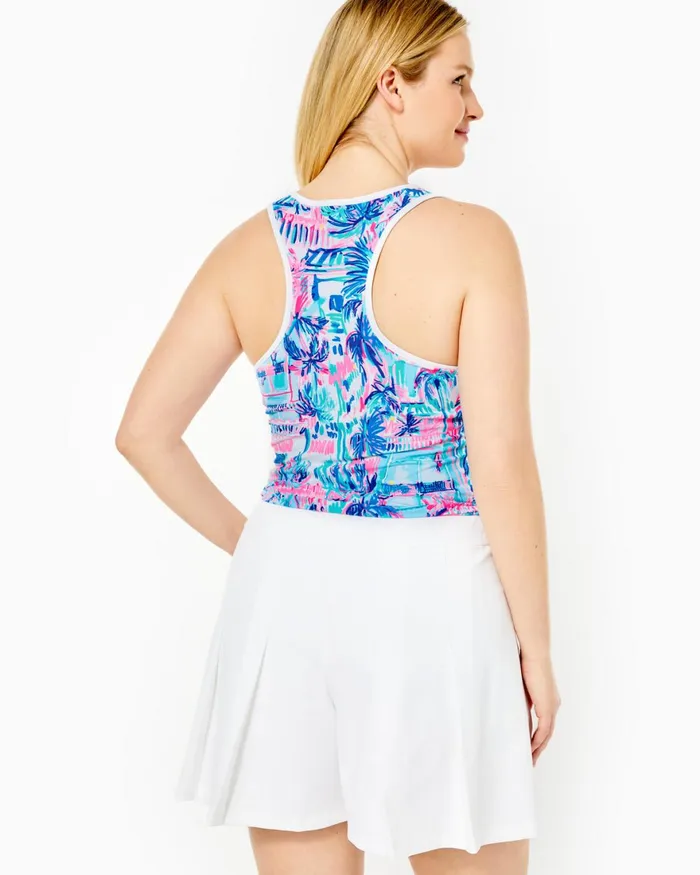 Bottoms Women Lilly Pulitzer UPF 50 Luxletic 5034 Frazer Short Resort White