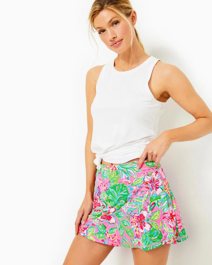 Bottoms Women Lilly Pulitzer UPF 50 Luxletic Aila Skort Multi Journey To The Jungle Bottoms Women Lilly Pulitzer UPF 50 Luxletic Aila Skort Multi Journey To The Jungle