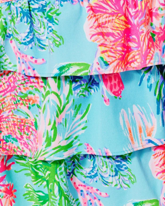 Bottoms Women Lilly Pulitzer UPF 50 Luxletic Cascadia Skort Celestial Blue Cay To My Heart Bottoms Women Lilly Pulitzer UPF 50 Luxletic Cascadia Skort Celestial Blue Cay To My Heart