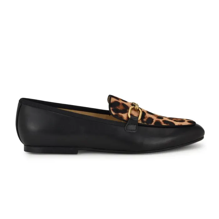 Brayci Casual Loafers Blackleopard Women Nine West Flats