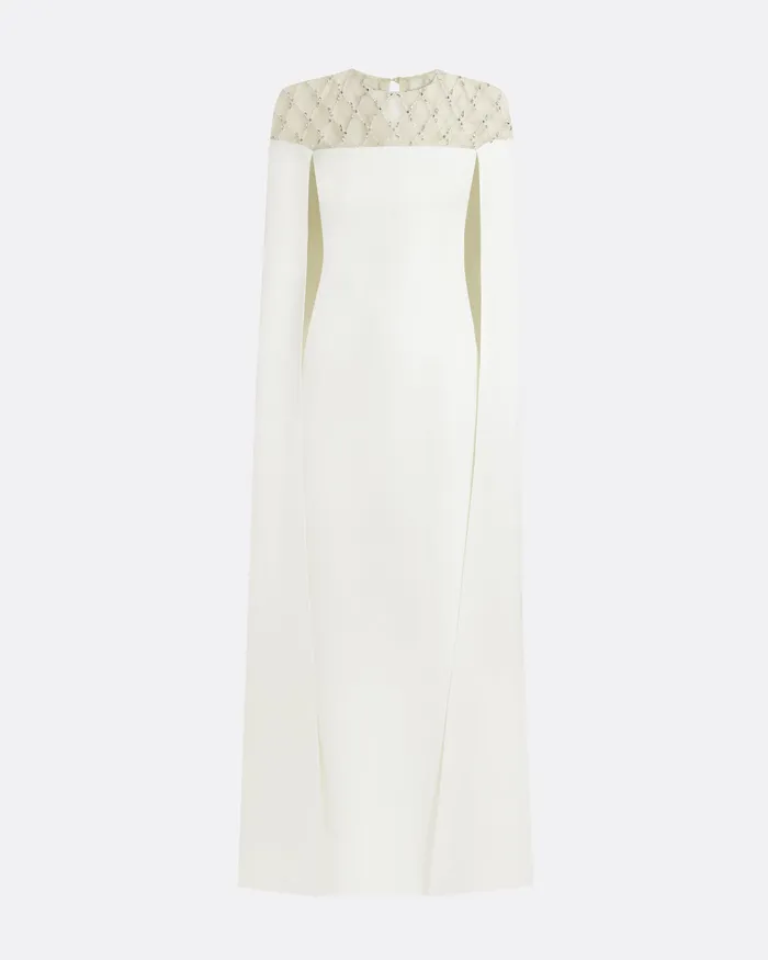 Bridal Safiyaa Women Ambere Ivory Long Dress Ivory