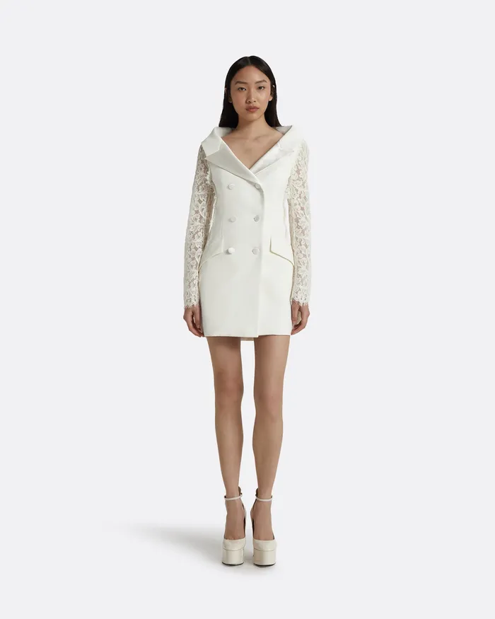 Bridal Safiyaa Women Narra Mini Dresses In Ivory Ivory