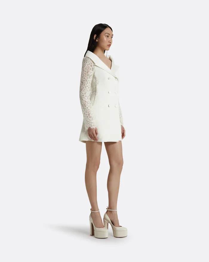Bridal Safiyaa Women Narra Mini Dresses In Ivory Ivory