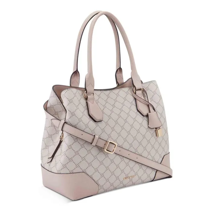 Brooklyn Jet Set Carryall Mushroom Logo Marble Women Nine West Satchels and Shoulder Bags