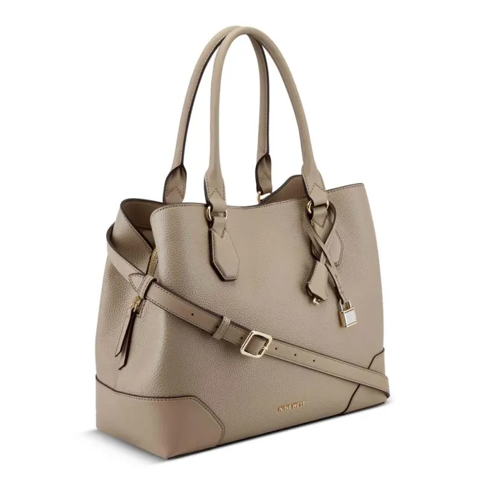 Brooklyn Jet Set Carryall Pumice Women Nine West Satchels and Shoulder Bags Brooklyn Jet Set Carryall Pumice Women Nine West Satchels and Shoulder Bags