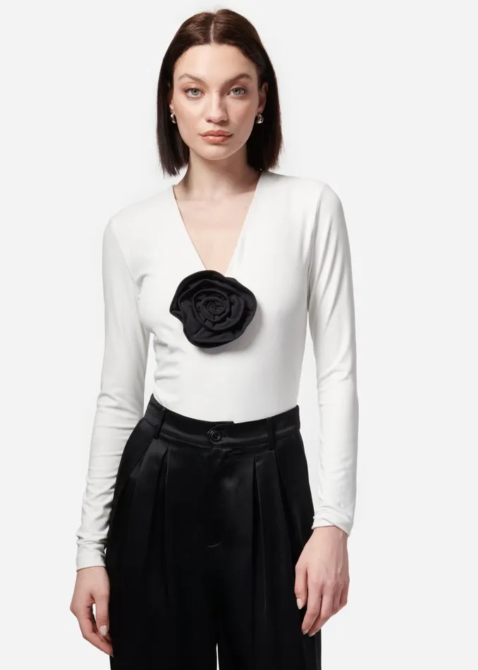 CAMI NYC Bodysuits Women Nohili Bodysuit White