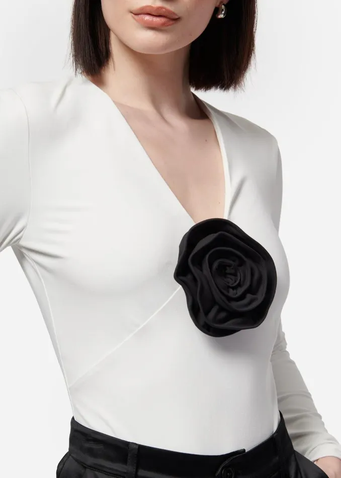 CAMI NYC Bodysuits Women Nohili Bodysuit White CAMI NYC Bodysuits Women Nohili Bodysuit White