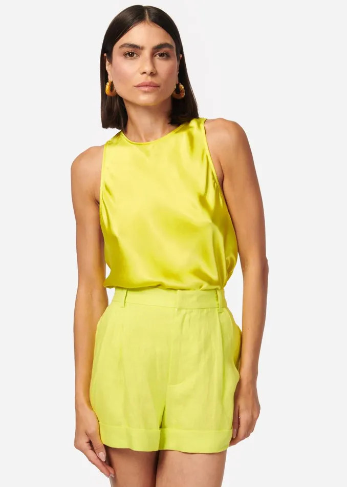 CAMI NYC Bottoms Women Ravi Linen Short Zest