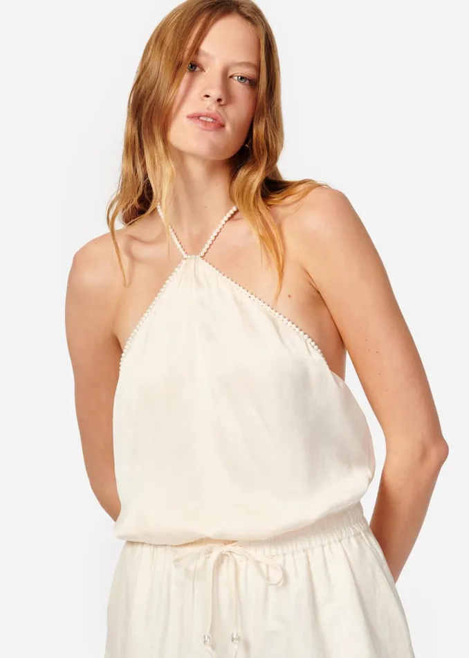 CAMI NYC Camisoles Women Malu Camisole Ceramic