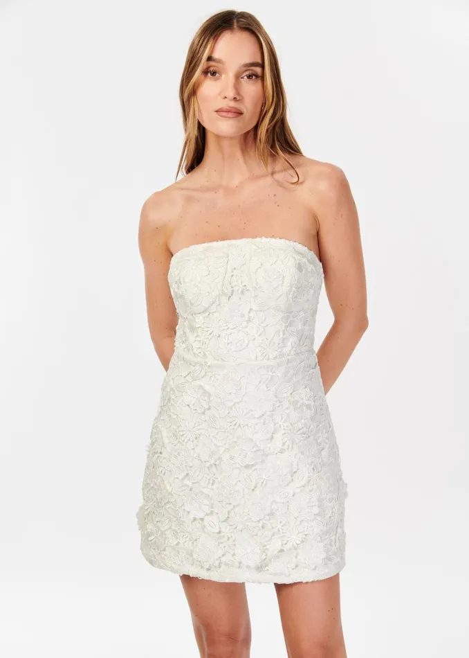 CAMI NYC Dresses Women Amina Mini Dress White