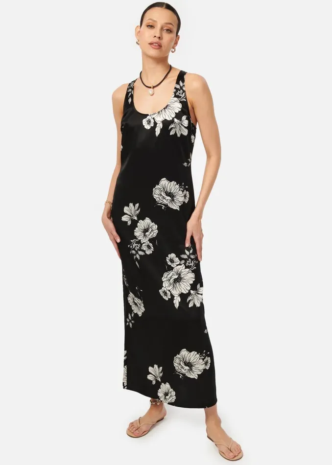 CAMI NYC Dresses Women Hansen Dress Black Botanical