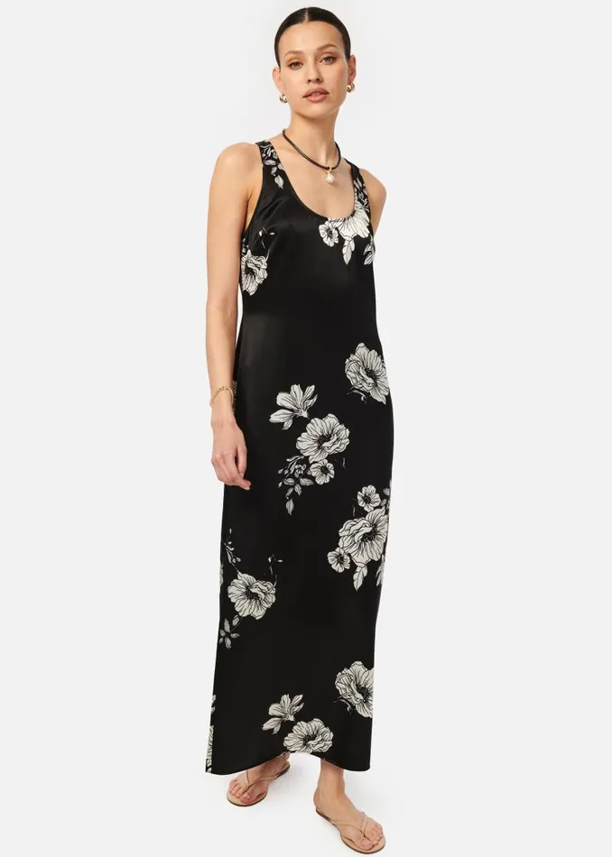 CAMI NYC Dresses Women Hansen Dress Black Botanical