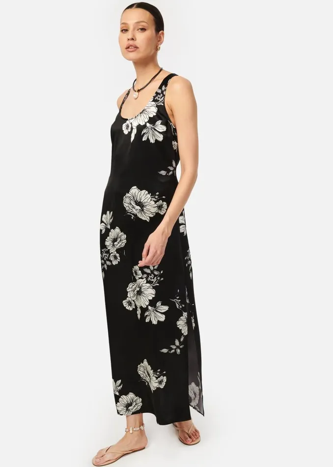 CAMI NYC Dresses Women Hansen Dress Black Botanical
