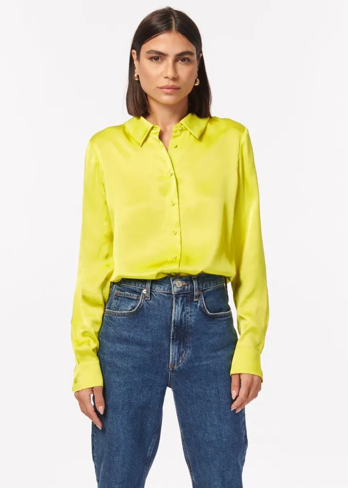 CAMI NYC Tops and Sweaters Women Crosby Blouse Zest