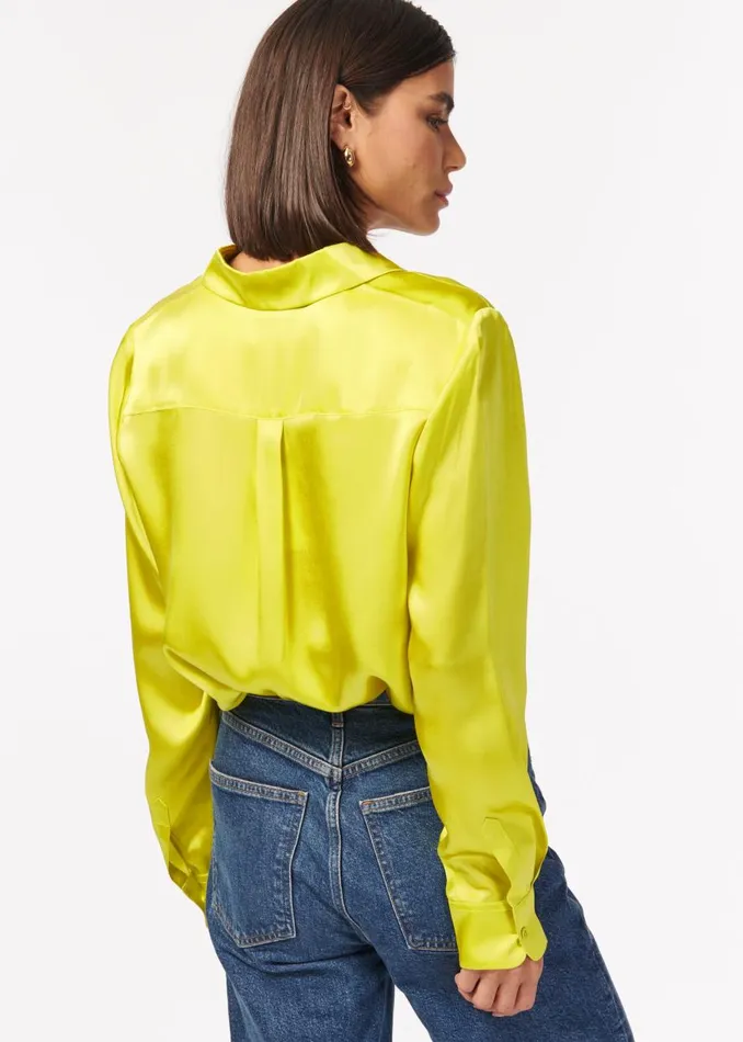 CAMI NYC Tops and Sweaters Women Crosby Blouse Zest